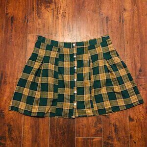 PLAID GRUNGE SKIRT